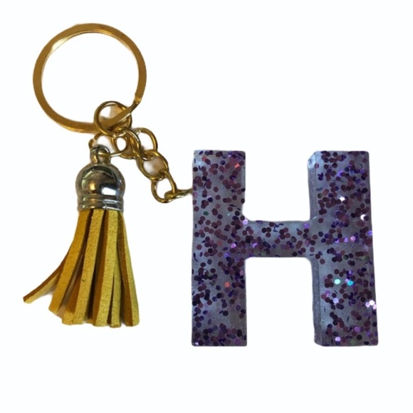 Hand Crafted Accessories - Handmade Letter "H" Keychain